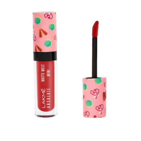 Lakme Absolute Matte Melt Mini Liquid Lip Color - Coral Camp