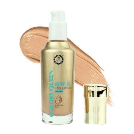 Colors Queen Airbrush Foundation With Primer - White Ivory
