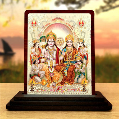 Plan To Gift Ram Darbar Wooden Idol