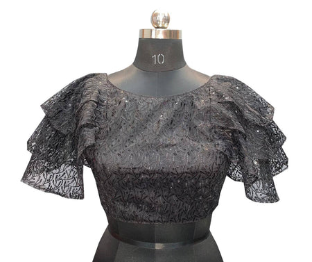 Vamika Black Net Shifly Work Blouse