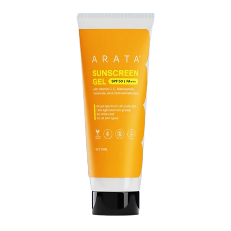 Arata Sunscreen Gel with SPF 50, PA+++