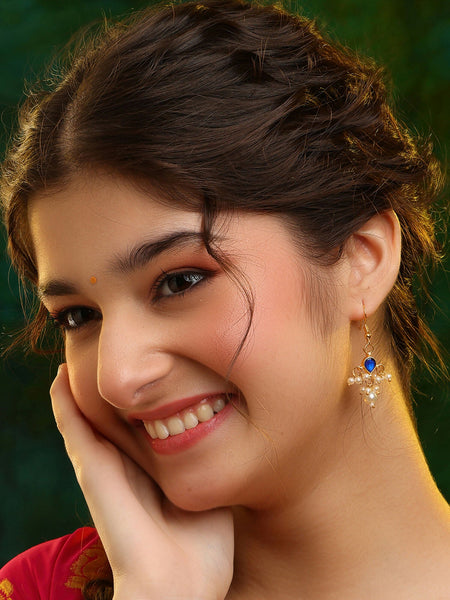 Ruby Raang Neel Noor Earrings Set