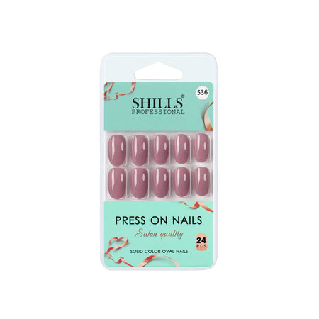 Shills Professional Reusable Press On Nails Oval - SPN536