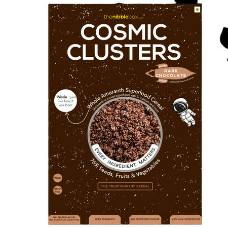 Thenibblebox Dark Chocolate Cosmic Clusters (Millet Cereals)
