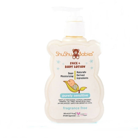 ShuShu Babies Face + Body Lotion Fragrance-Free