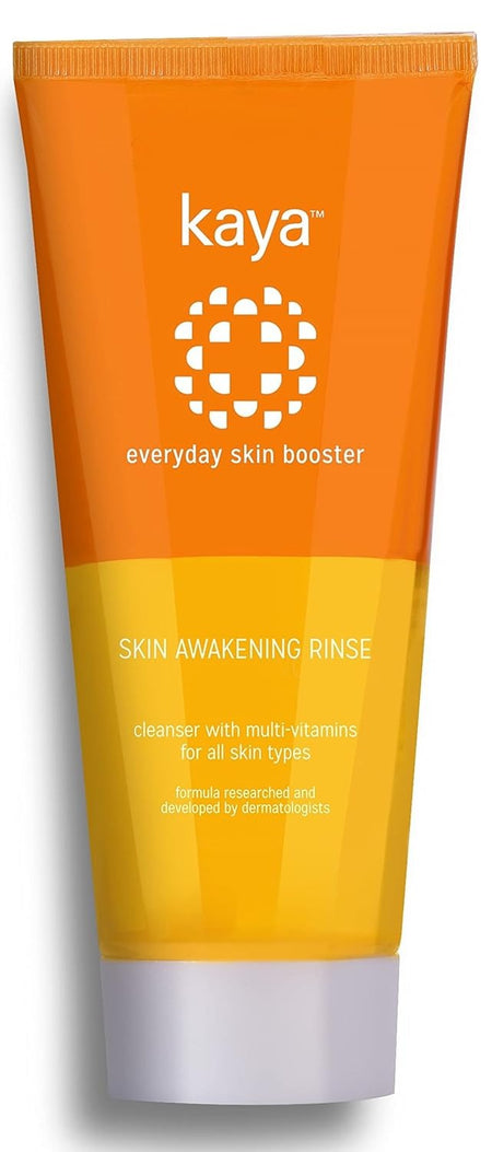 Kaya Skin Awakening Rinse Face Wash with Niacinamide, Vitamin C, A & E for All Skin Types