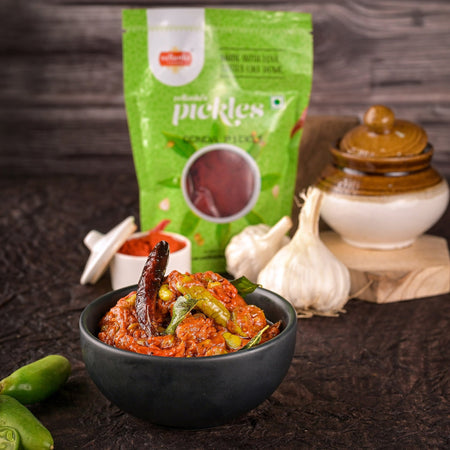 Vellanki Foods - Scarlet Gourd Pickle / Dondakaya Pickle