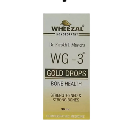 Wheezal Homeopathy WG-3 Gold Drops