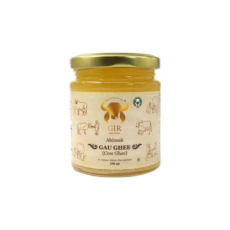 Gir Ahinsak Gau Ghee (A2) Bilona - A2 Ghee, Traditional Bilona Ghee, Desi Pure Breed Gir Gaumata (A2)
