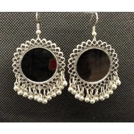 MS Fashion India Sun Design Tassel Earrings