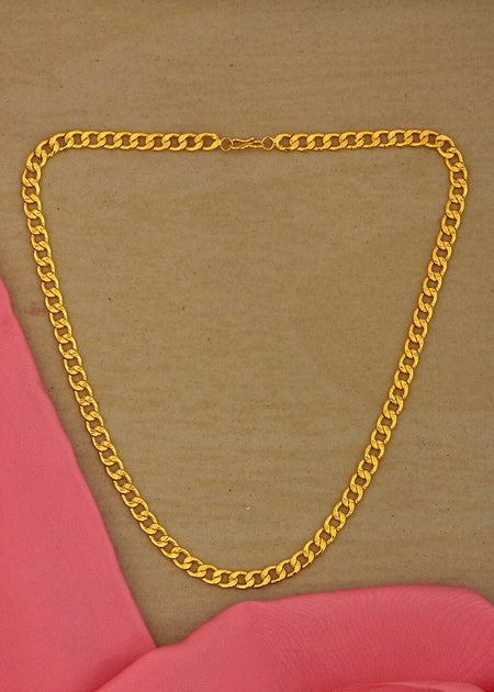 Joban Fashion Women Brass Golden Neck-Chain