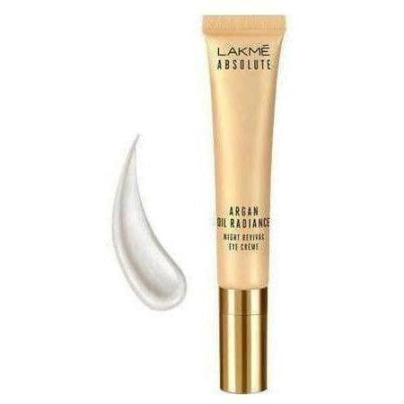 Lakme Absolute Argan Oil Radiance Night Revival Eye Cream, 15 g