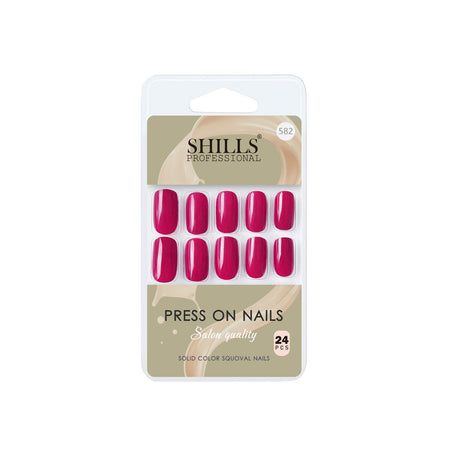 Shills Professional Reusable Press On Nails Square - SPN582