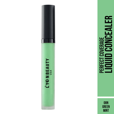 Lyon Beauty Perfect Coverage Liquid Concealer - Green Mint 08