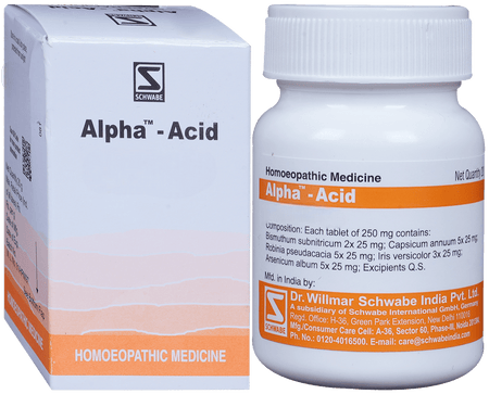 Dr. Willmar Schwabe India Alpha Acid Tablets