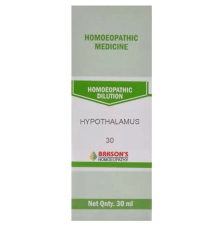 Bakson's Homeopathy Hypothalamus Dilution