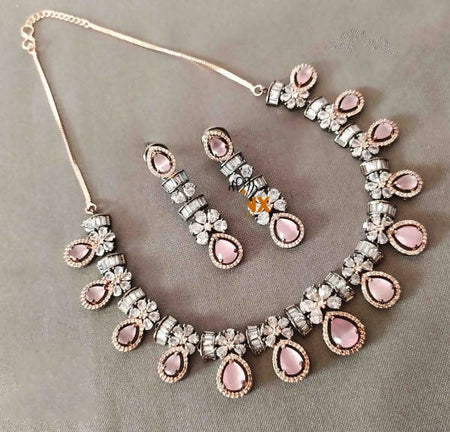 Khavi Arts Designer Set with Rose Antique Polish-Light Pink
