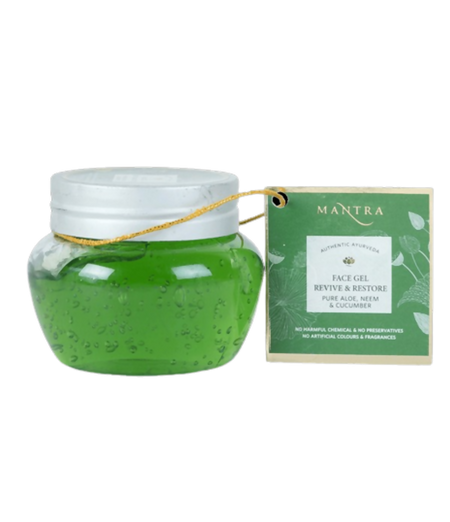 Mantra Herbal Face Gel Revive & Restore Pure Aloe Neem & Cucumber