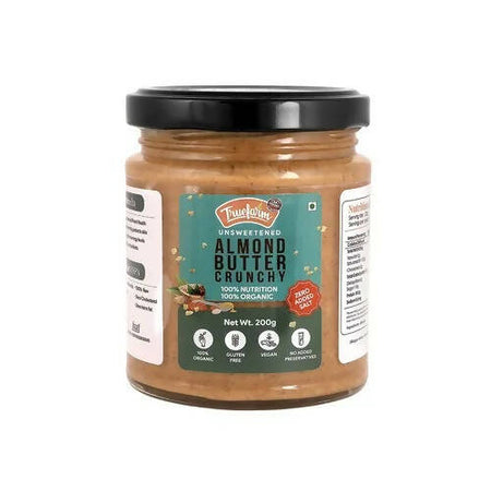 Truefarm Organic Almond Butter Crunchy-Unsweetened
