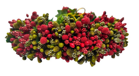 Green & Red Pollens Bridal Hair Gajra