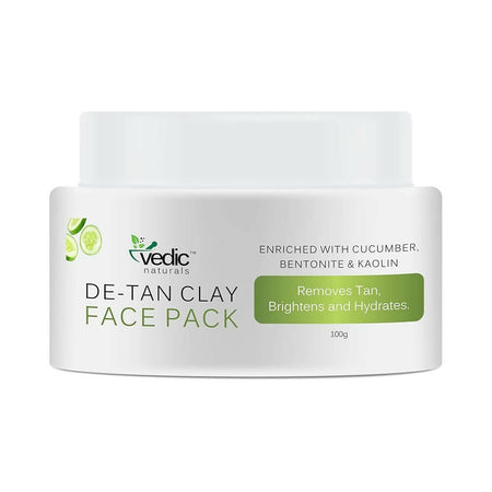 Vedic Naturals De Tan Clay Face Wash