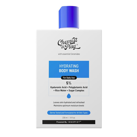Chemist At Play Hydrating Body Wash with Hyaluronic Acid & Coconut Oil for Intense Hydration