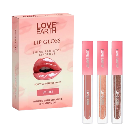 Love Earth Liquid Lip Gloss - Nudes