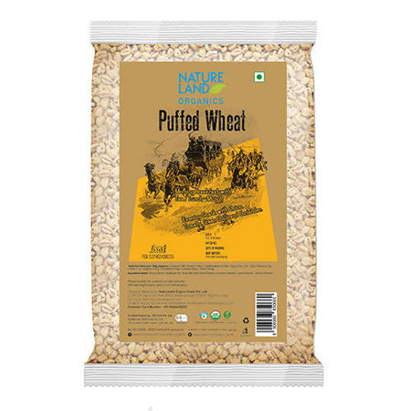 Nature Land Organics Puffed Wheat