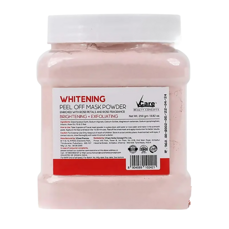 VCare Skin Whitening Rose Peel Off Mask Powder