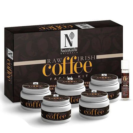 NutriGlow Naturalās Raw Irish Coffee Facial Kit