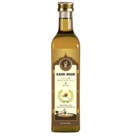 Giramritphal Kachi Ghani Cold Pressed Yellow Mustard Oil