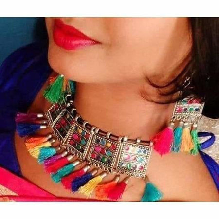 MS Fashion India Latest Traditional Multi Color Jewelry Set for Women
