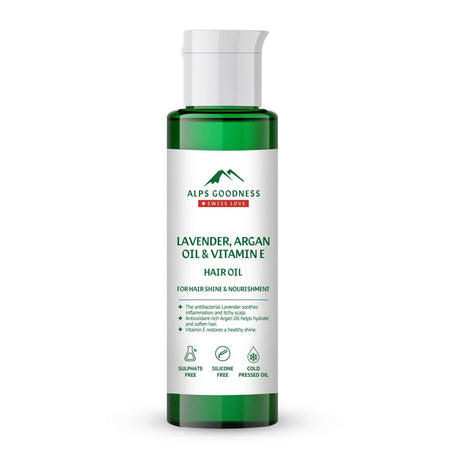 Alps Goodness Lavender, Argan Oil & Vitamin E Hair Oil