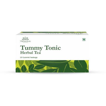 Shivamastu Ayurveda Tummy Tonic Herbal Tea - 20 Pyramid Teabags