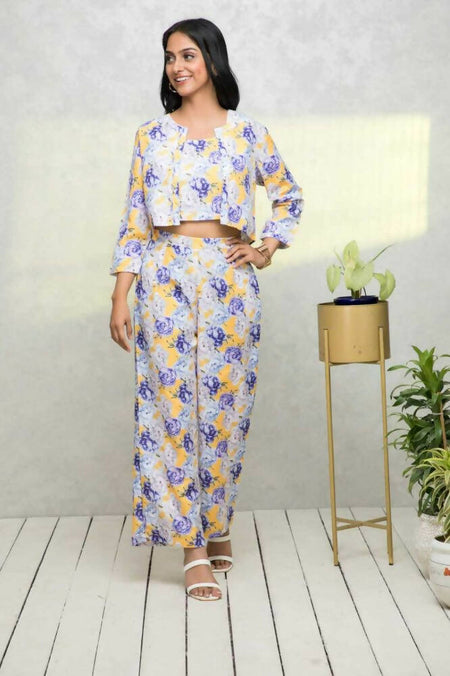 Myshka Women Multi Printed Pastels Co-Ords