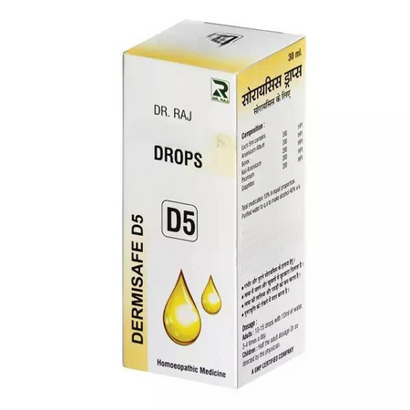 Dr. Raj Homeopathy Dermisafe D5 Drops