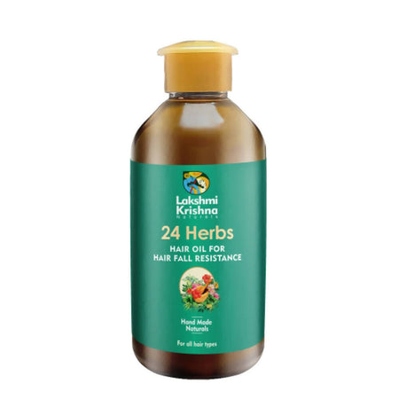 Lakshmi Krishna Naturals 24 Herbs Hair Oil For Hair Fall Resistance