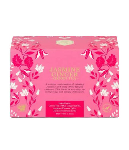 Mittal Teas Jasmine Ginger Green Tea - Eco Friendly Bags