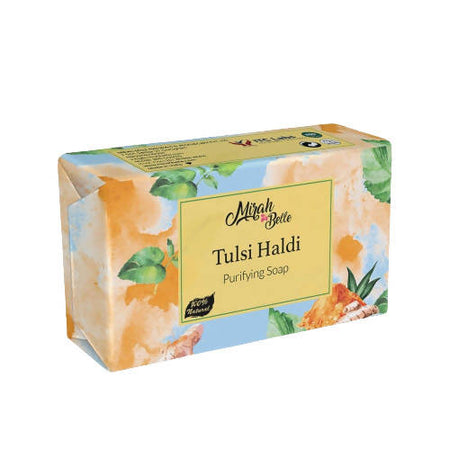 Mirah Belle Tulsi Haldi Purifying Soap