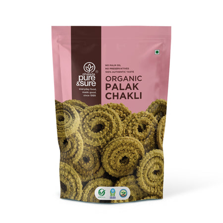 Pure & Sure Organic Palak Chakli