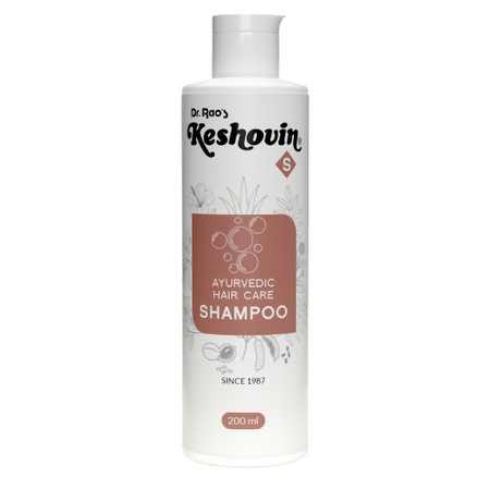 Dr. Rao's Keshovin Herbal Ayurvedic Hair Shampoo For Healthy Scalp And Hair Growth