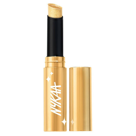 Nykaa Diamond Jelly Cooling Shimmer Eyeshadow Stick - Multi-Use, High Shine Glitter - 24K Gold