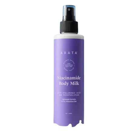 Arata Niacinamide Body Milk for Dull and Dehydrated Skin