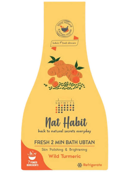 Nat Habit Wild Turmeric Fresh 2 Min Bath Ubtan