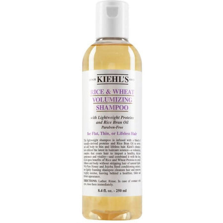 Kiehl's Rice And Wheat Volumizing Shampoo With Lightweight Proteins And Rice Bran Oil