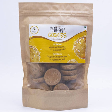 Adya Organics Date Palm Jaggery Cumin Cookies ā Jeera Biscuits
