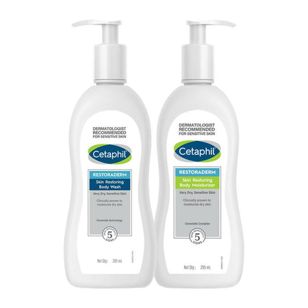 Cetaphil Restoraderm Wash+moisturizer Combo