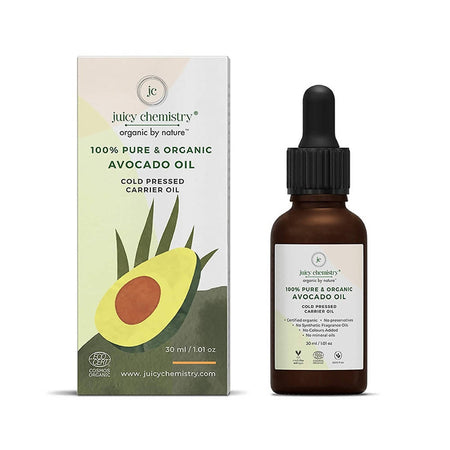 Juicy Chemistry Pure & Organic Avocado Cold Pressed Carrier Oil