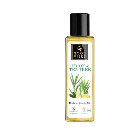 Good Vibes Lemon & Tea Tree Body Massage Oil