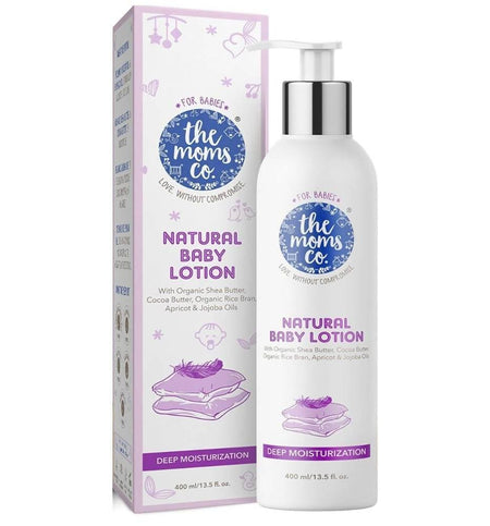 The Moms Co Natural Baby Lotion, Nourishing Shea Butter & Avocado Oil to Deeply Moisturize the Skin